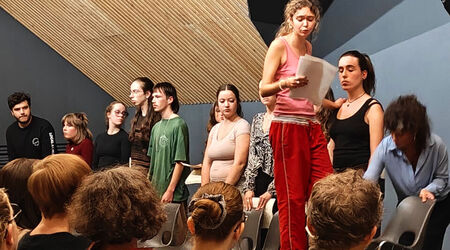Avec vous / Atelier Théâtre pour les étudiant·e·s, Atelier théâtre pour les étudiant·e·s avec Fabrice Melquiot au Théâtre Molière, Sète