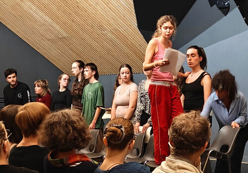 Atelier théâtre pour les étudiant·e·s avec Fabrice Melquiot au Théâtre Molière, Sète