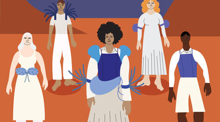 Avec vous / Participez à la création des costumes du spectacle Le livre des Processions, Dessins des costumes de Darius Dolatyari-Dolatdoust pour la création du spectacle Le Livre des processions