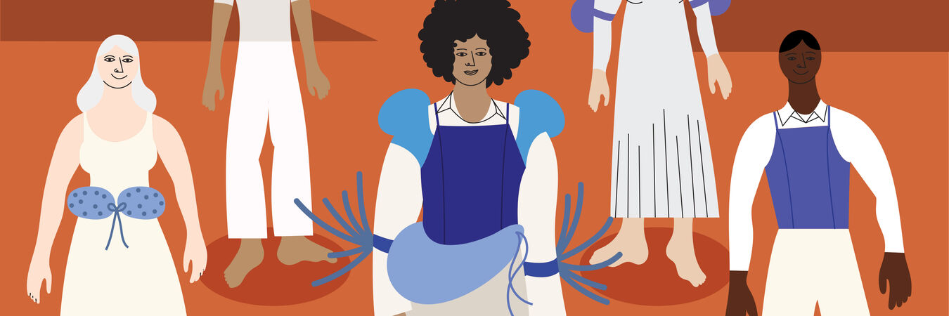 Participez à la création des costumes du spectacle Le livre des Processions | Dessins des costumes de Darius Dolatyari-Dolatdoust pour la création du spectacle Le Livre des processions