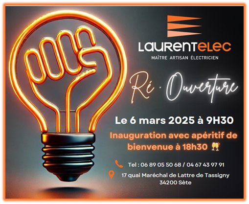 Réouverture Laurent Elec