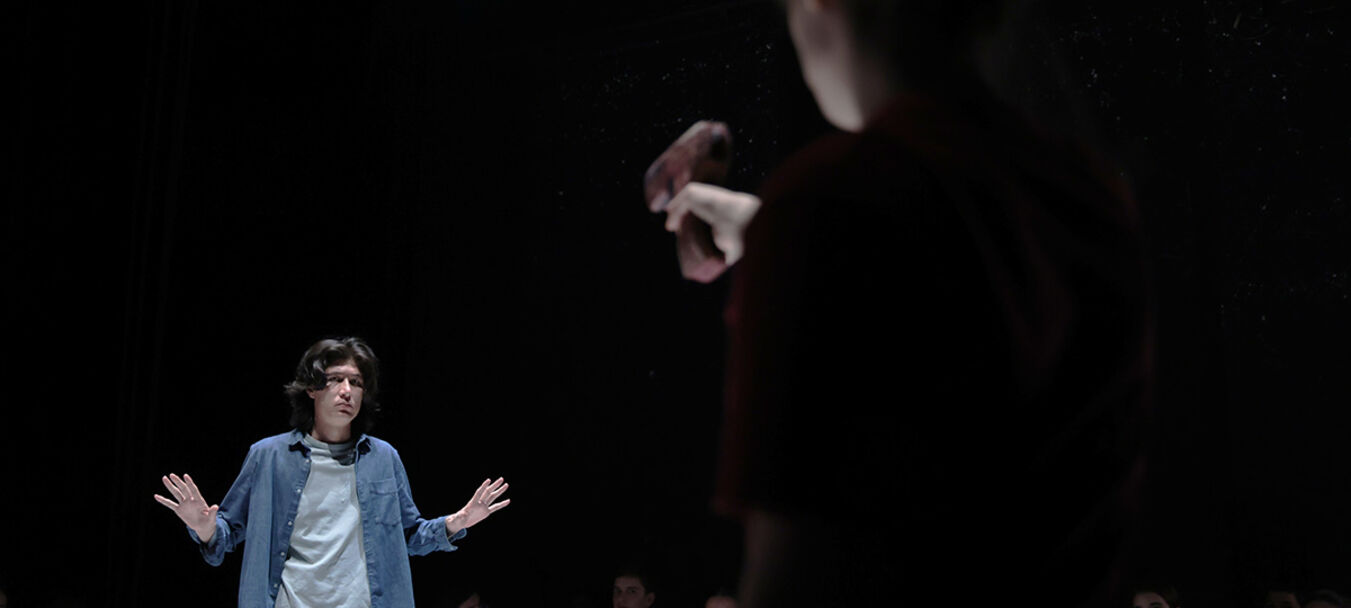 Cette note qui commence au fond de ma gorge | Cette note qui commence au fond de ma gorge | Fabrice Melquiot | Production Théâtre Molière, Sète | Fabrice Melquiot