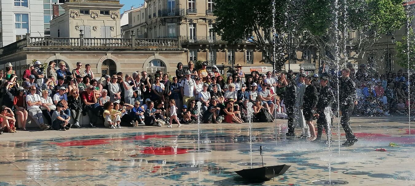 GUSH IS GREAT - Performance in situ | Julie Botet - Max Gomard - Philomène Jander<br>Zoé Lakhnati - Simon Le Borgne - Ulysse Zangs