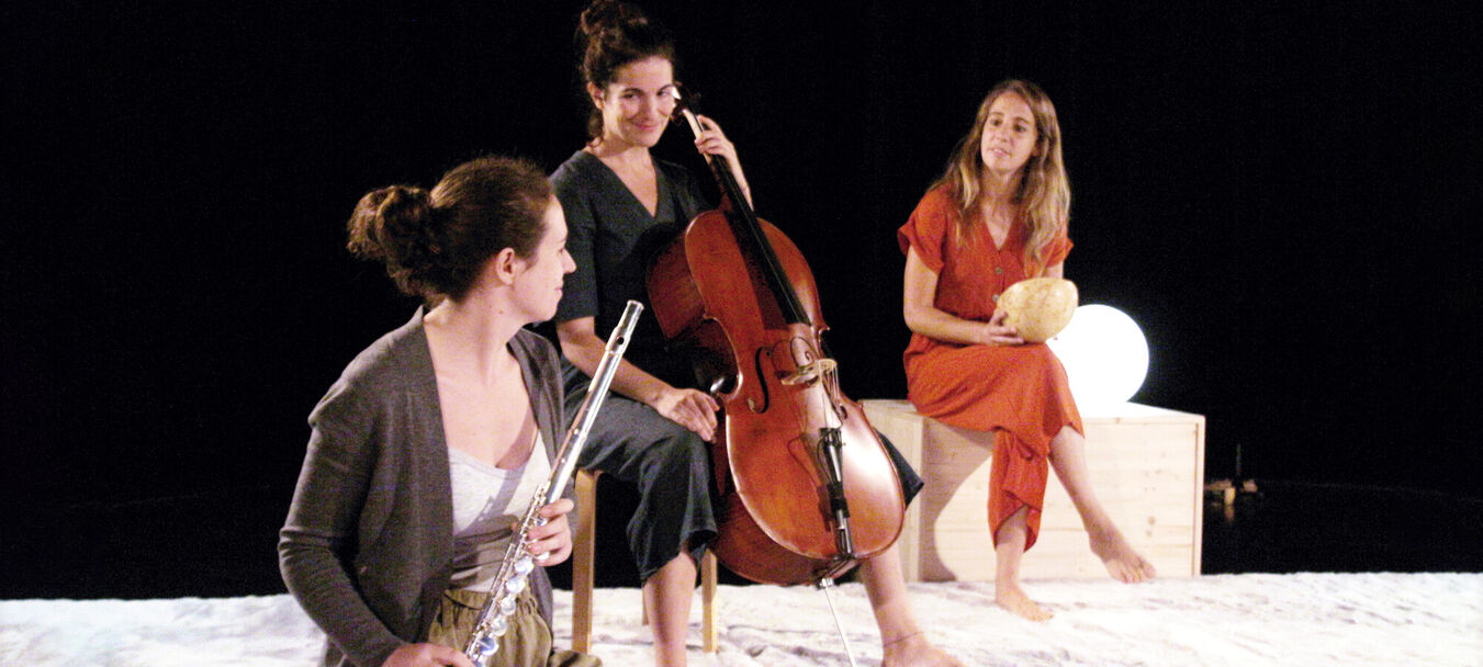 Au creux de l'oreille | Au creux de l'oreille - Cie Pic & Colegram - Musique - dès 6 mois | C<sup>ie</sup> Pic & Colegram