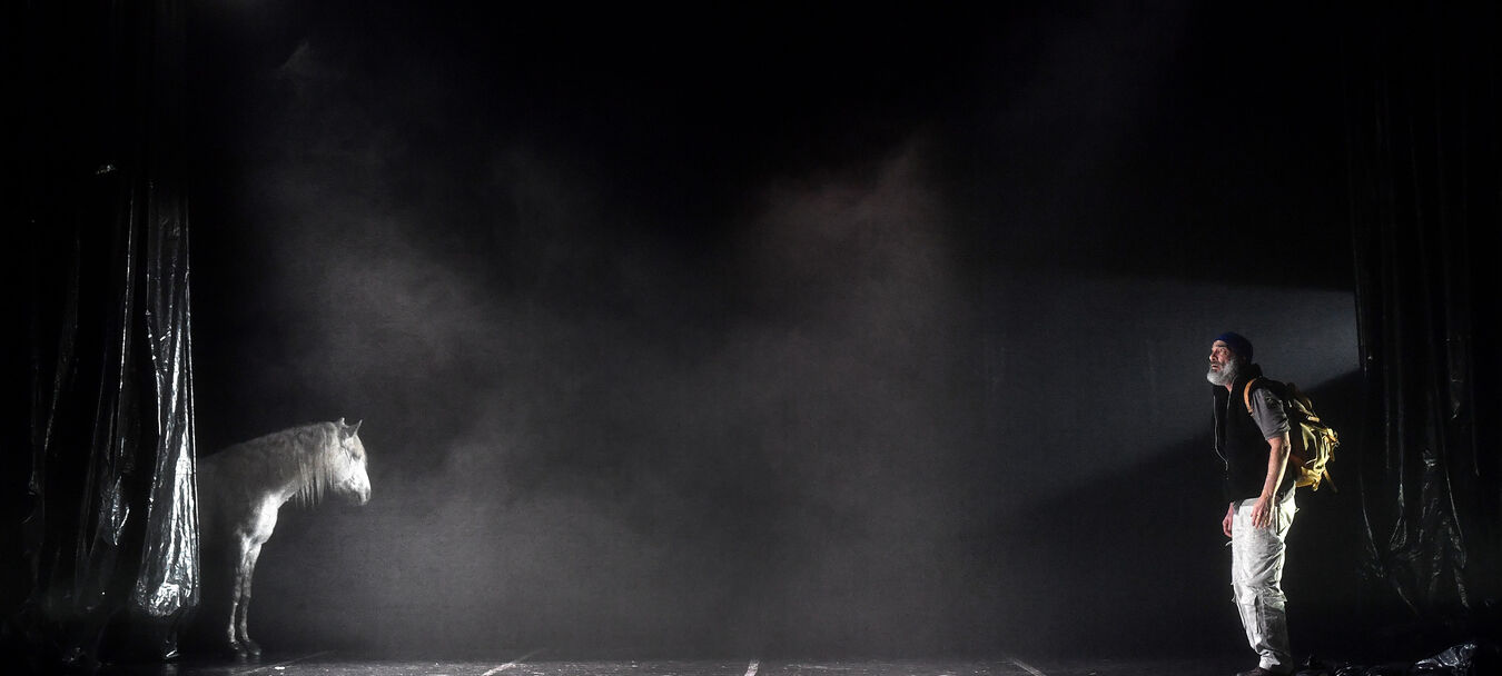 Les Hommes bleus | Les Hommes Bleus | Sarah Fourage - Toni Cafiero - Cie Faux Magnifico | Théâtre | 12 ans et + | Sarah Fourage - Toni Cafiero  - C<sup>ie</sup> Faux Magnifico