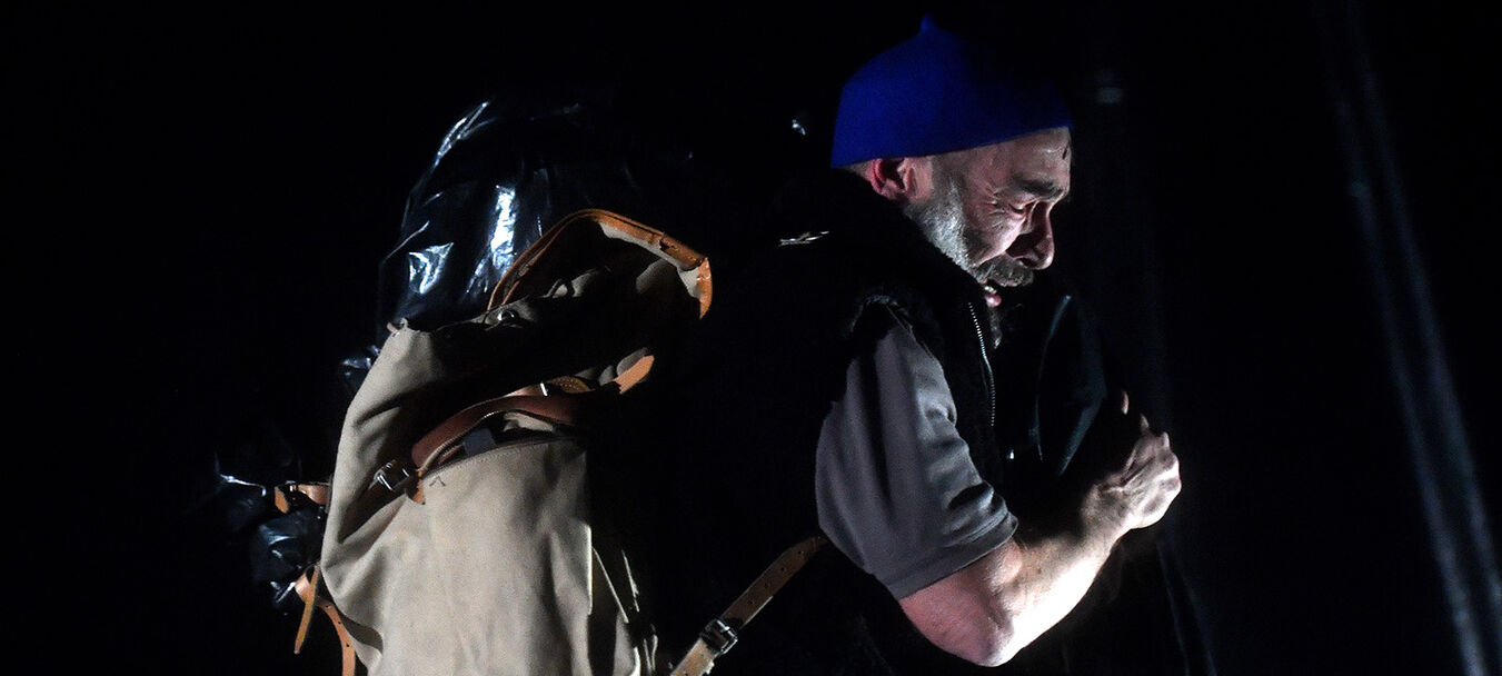 Les Hommes bleus | Les Hommes Bleus | Sarah Fourage - Toni Cafiero - Cie Faux Magnifico | Théâtre | 12 ans et + | Sarah Fourage - Toni Cafiero  - C<sup>ie</sup> Faux Magnifico