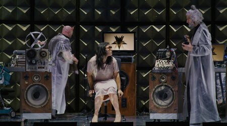 Saison 2024 – 2025 / Orpheus Groove, Orpheus Groove | Annalisa D’Amato - Cie D’Amato Stahly | Théâtre musical | Spectacle surtitré en anglais, français et italien, Annalisa D’Amato  - C<sup>ie</sup> D’Amato Stahly