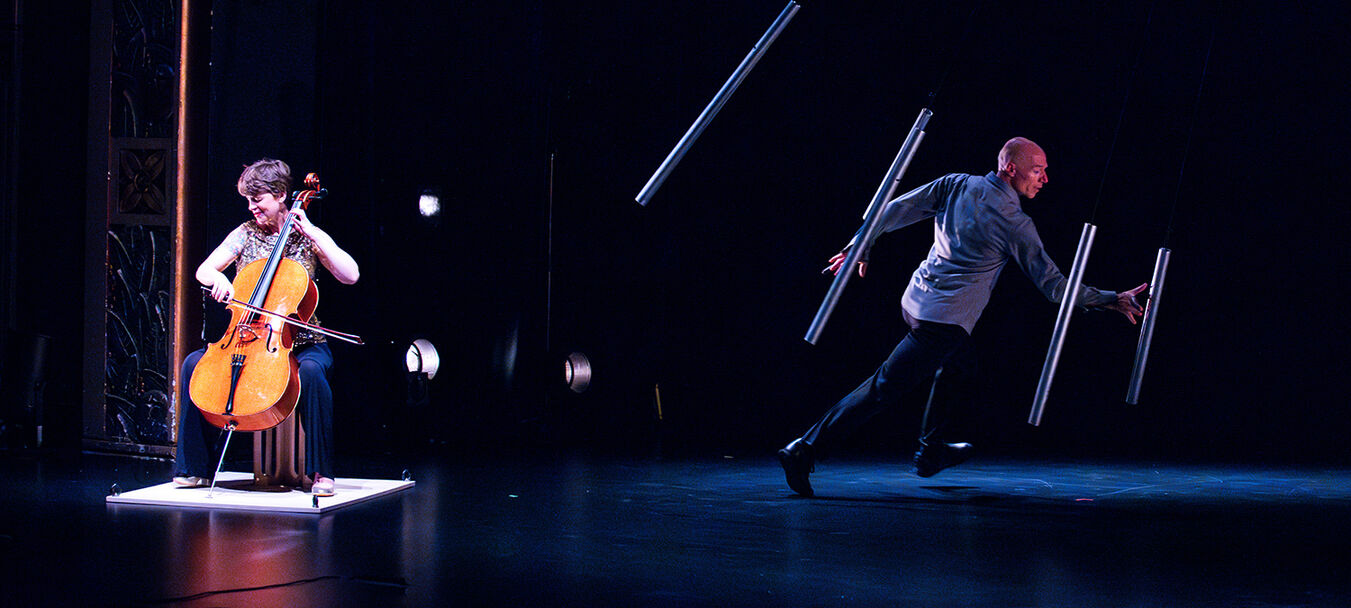 Sarabande | Sarabande | Noëmi Boutin  - Jörg Müller - Cie Frotter/Frapper | Musique classique - Jonglage | 8 ans et + | Noémi Boutin  - Jörg Müller - C<sup>ie</sup> Frotter/Frapper